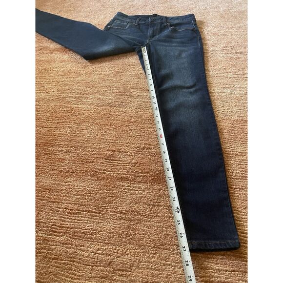 1822 Denim Adrianna Dark Wash Skinny Jeans High Rise Stretch Size 6 - Picture 15 of 16